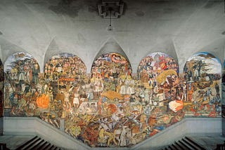 Can post­revolutionary Mexican muralism be considered a good example of popular culture?