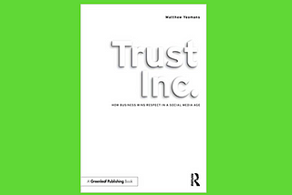 Trust Inc. — Why companies must take a stand for society in this age of crisis