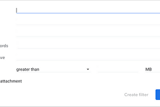 How to create a Gmail filter based on any message headers?