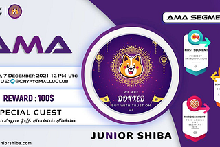 AMA RECAP : CRYPTO MALLU CLUB x JUNIOR SHIBA