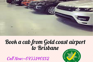 Book a cab from Gold coast airport to Brisbane online | Black Bow Chauffeur