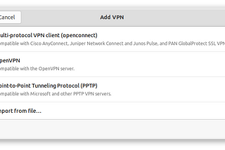 Connecting to Cisco VPN with .pfx and .ca certificate in Ubuntu 20.04