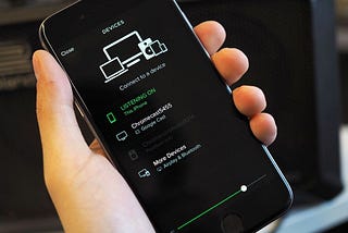 How to do sound settings for the Chromecast audio device?
