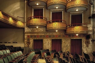 Beautiful European opera theatre