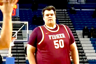 Conner Williams getting ready to shoot a free throw.