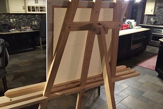 Scrap Wood Easel
