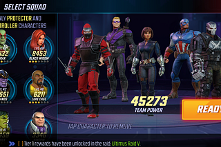 Marvel Strike Force: Acing the Ability Enhancements Challenge at Tier 8