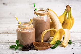 Deliciously Simple: Chocolate Banana Collagen & Protein Coffee Smoothie