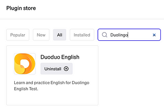 First Duolingo Plugin on ChatGPT & Learn and Practice on Duoduo.College