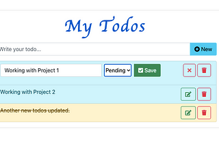 How to create a simple todo application in React