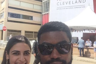 A Black Man and a Brown Woman Went to the Conventions (to Produce the Brian Lehrer Show)