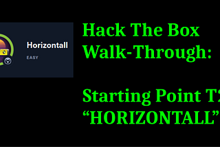 Wriet-Hack The Box: Horizontall