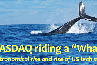 Is NASDAQ riding a “whale”? The astronomical rise and rise of US tech stocks.