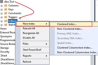 Clustered vs Non-Clustered Index in MSSQL