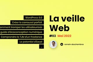 Veille web #03 — mai 2022