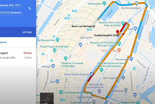 Get driving distance between multiple points using Google Maps Distance Matrix API