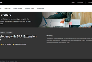 SAP Certified Development Associate - SAP Extension Suite — 2022 — Tips for taking the exam