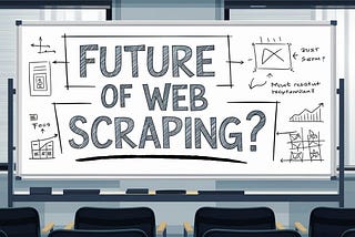 Image Showing Text “Future of Web Scraping” made by Ideogram