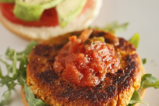 vegan chipotle sweet potato burgers