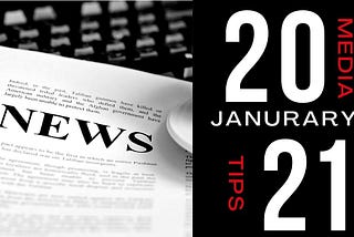 News Angles and Media Tips for January 2021