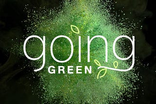 We Are Going Green…For Our Son’s Future