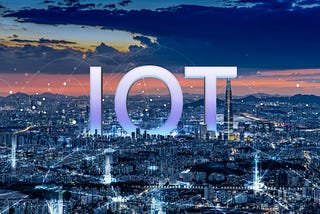 How could blockchain technology and smart contracts impact the $1 trillion IoT market?