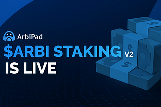 $ARBI Staking V2 is Now LIVE! — Unlock a New Dimension of Opportunities!