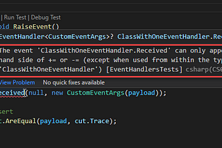 Testing Event Handlers in C#