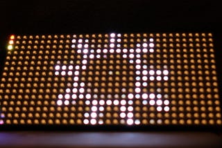 Displaying Weather on a 32x16 LED Matrix