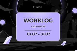 Worklog. July results