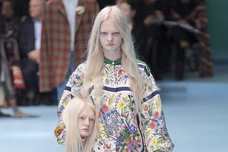 Gucci offered up show full of fantastical elements this season, from models holding their own…