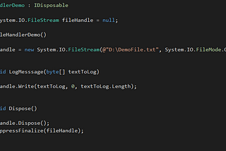 C# IDisposable and Using keyword