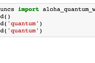 Aloha, Quantum World!