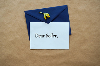 A love letter to the seller
