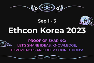 Announcing Ethcon Korea 2023!