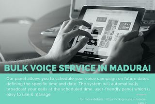 Bulk Voice Service in Madurai