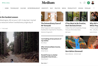 Medium Stories Well Done