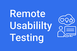 Remote usability study of a website