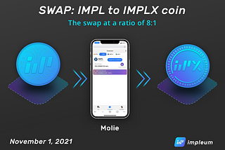 All you need to know about the swap of the IMPL to IMPLX coin