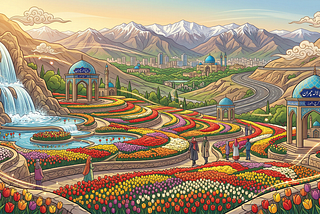 Sekuntum Bunga Tulip dari Iran