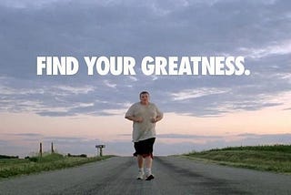 This is an ad Nike used to talk about greatness.