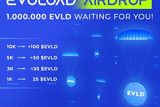1.000.000 $EVLD Airdrop