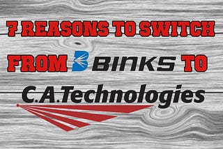 7 Reasons to switch from Binks to C.A. for your Air-Spray Guns