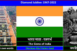 “The Gems of India”, Bharata Maata-Ratna Garbha (भारत माता-रत्नगर्भ)