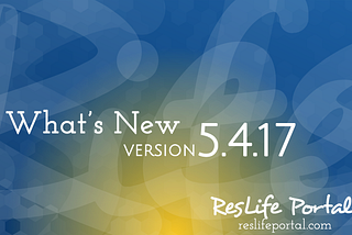 What’s New v5.4.17