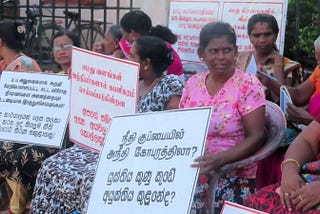 Kalmunai protest completes one month; Government yet to provide answers