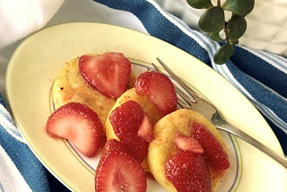 Grilled Polenta with Strawberries