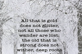 “Wandering Souls and Unseen Brilliance: Are We Meant to Glitter?”