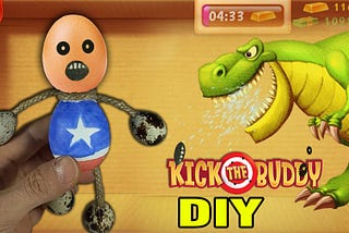 How To Make Kick The Buddy Game From Egg Game Real Life Diy | DIY | Best Mobile Games Diy