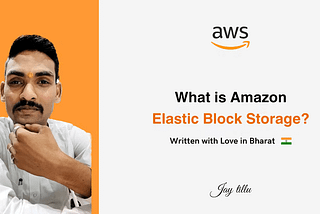 What is Amazon Elastic Block Storage?